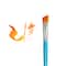 12 Pack: Princeton™ Select™ Artiste Series 3750 Short Handle Angle Shader Brush